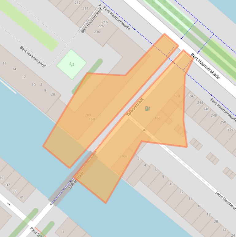 Kaart van postcodegebied 1087DM.