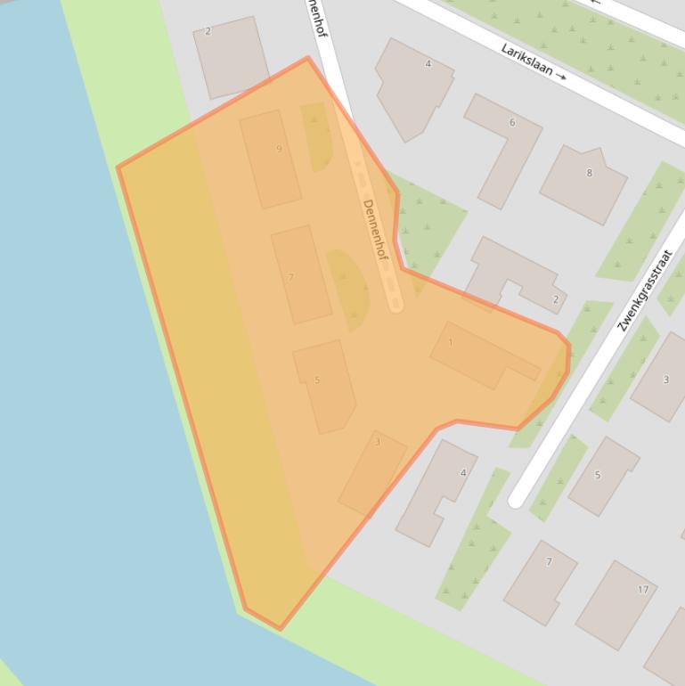 Kaart van postcodegebied 1087SE.