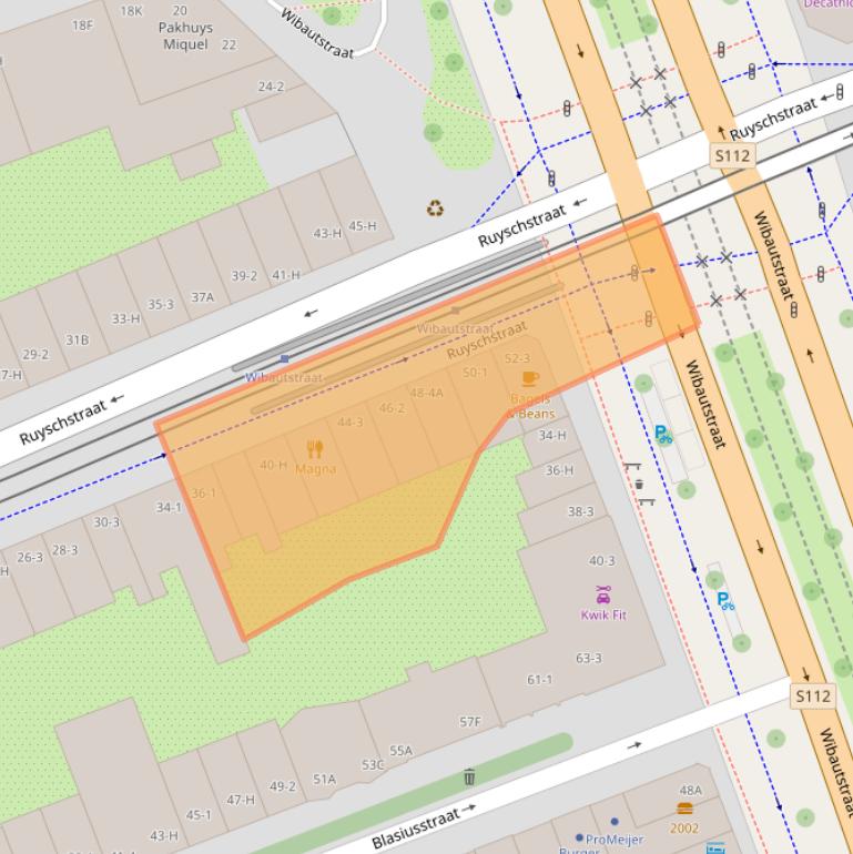 Kaart van postcodegebied 1091CD.