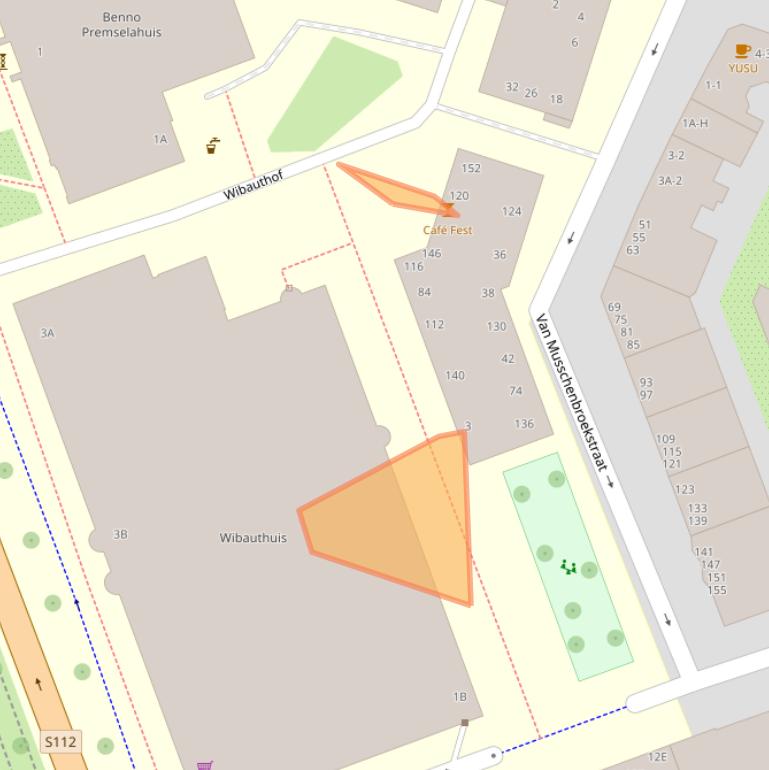 Kaart van postcodegebied 1091DD.