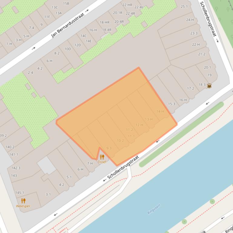 Kaart van postcodegebied 1091EZ.