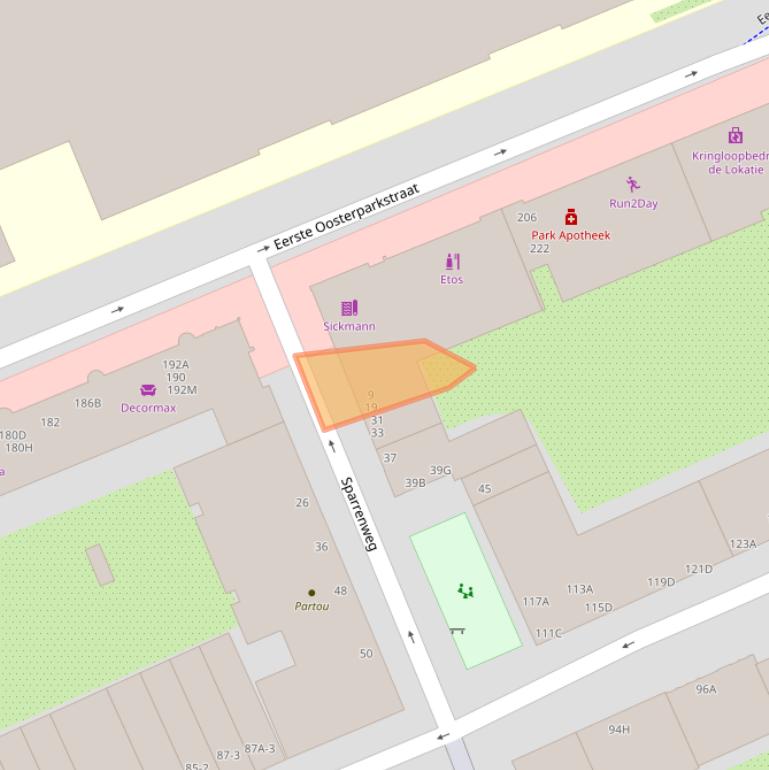 Kaart van postcodegebied 1091HN.