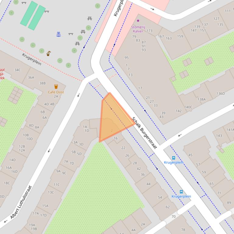 Kaart van postcodegebied 1091LJ.