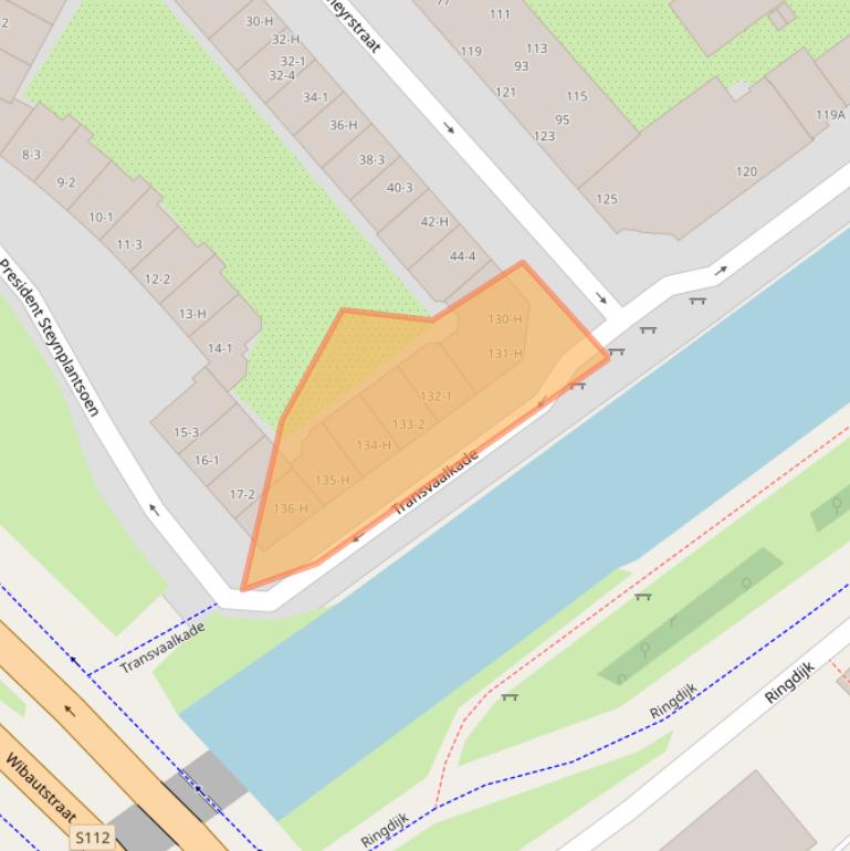 Kaart van postcodegebied 1091LT.