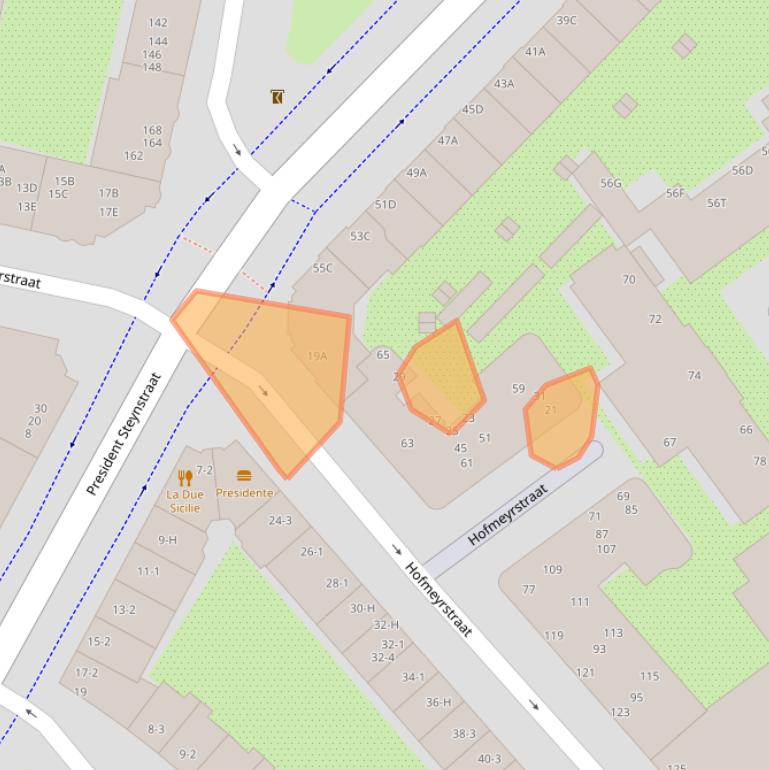 Kaart van postcodegebied 1091LW.
