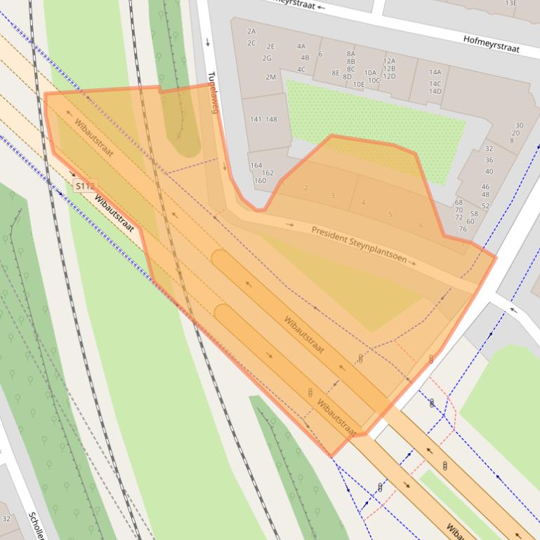 Kaart van postcodegebied 1091ND.