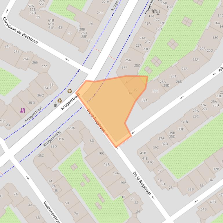 Kaart van postcodegebied 1091NX.