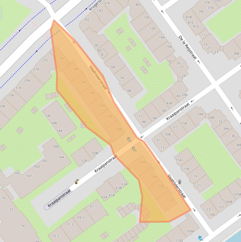 Kaart van postcodegebied 1091PD.