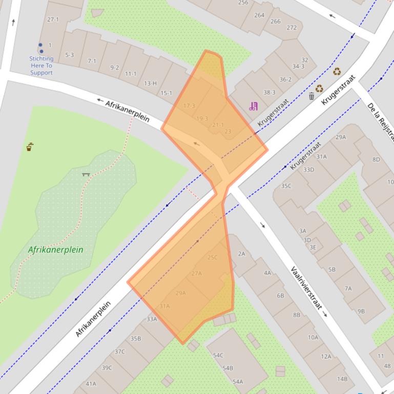 Kaart van postcodegebied 1091PP.