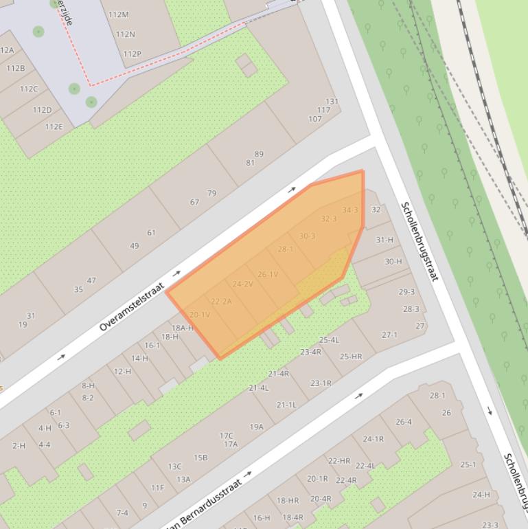 Kaart van postcodegebied 1091TP.