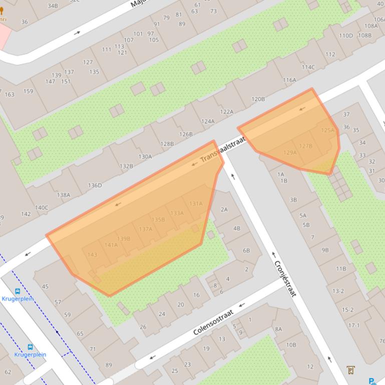 Kaart van postcodegebied 1092HJ.