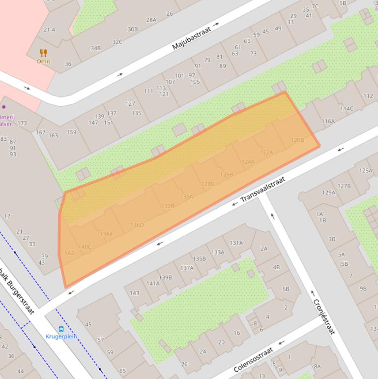 Kaart van postcodegebied 1092HT.