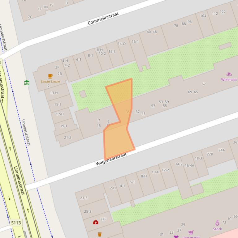 Kaart van postcodegebied 1093CD.