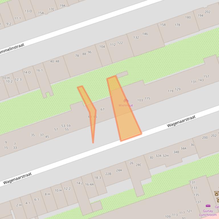 Kaart van postcodegebied 1093CH.