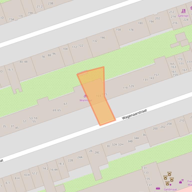 Kaart van postcodegebied 1093CL.