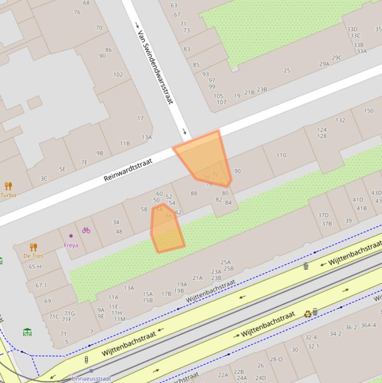 Kaart van postcodegebied 1093HL.