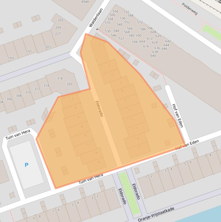 Kaart van postcodegebied 1093NM.