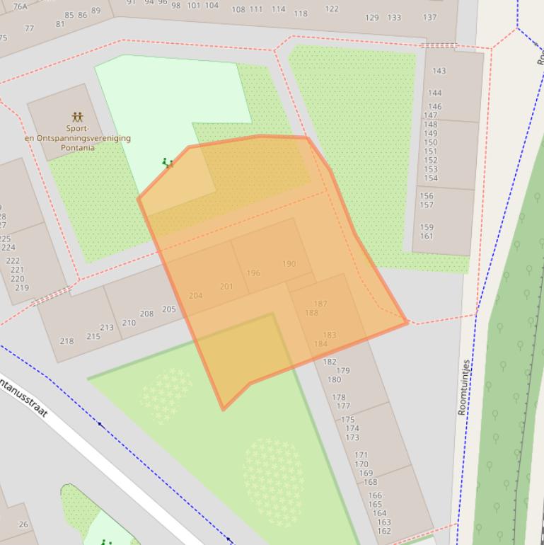 Kaart van postcodegebied 1093TB.