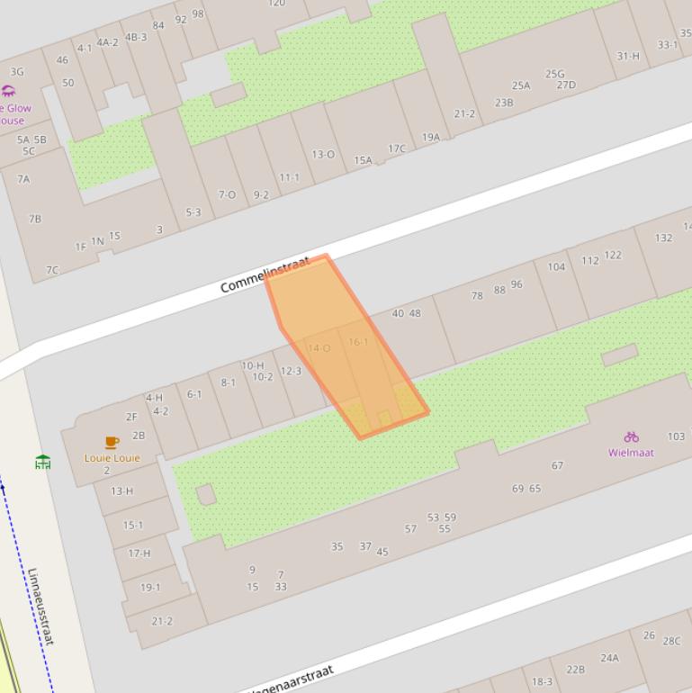 Kaart van postcodegebied 1093TS.