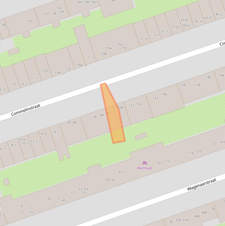 Kaart van postcodegebied 1093VB.