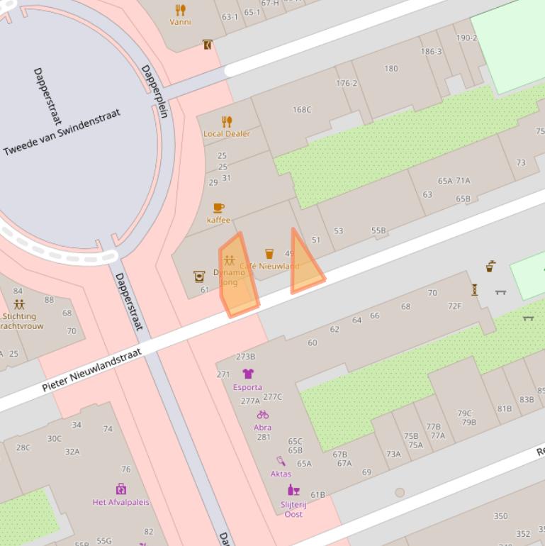 Kaart van postcodegebied 1093XK.