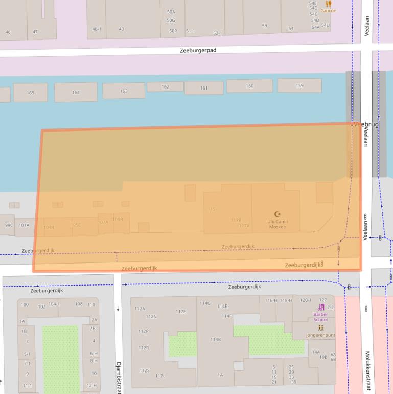 Kaart van postcodegebied 1094AD.