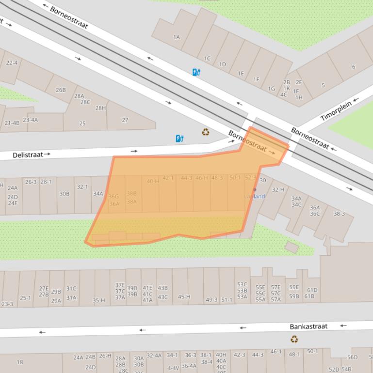 Kaart van postcodegebied 1094CX.