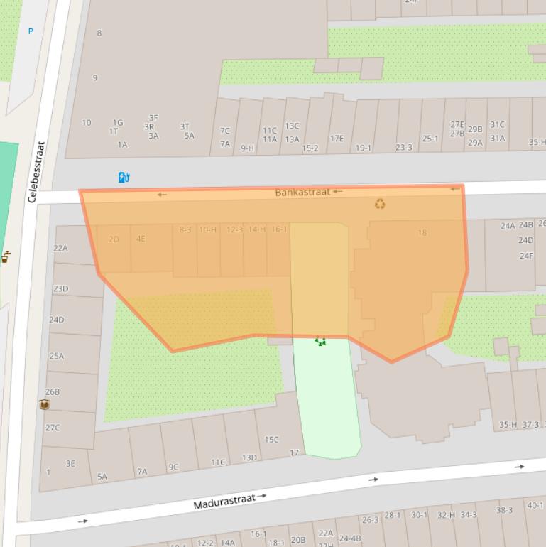Kaart van postcodegebied 1094ED.