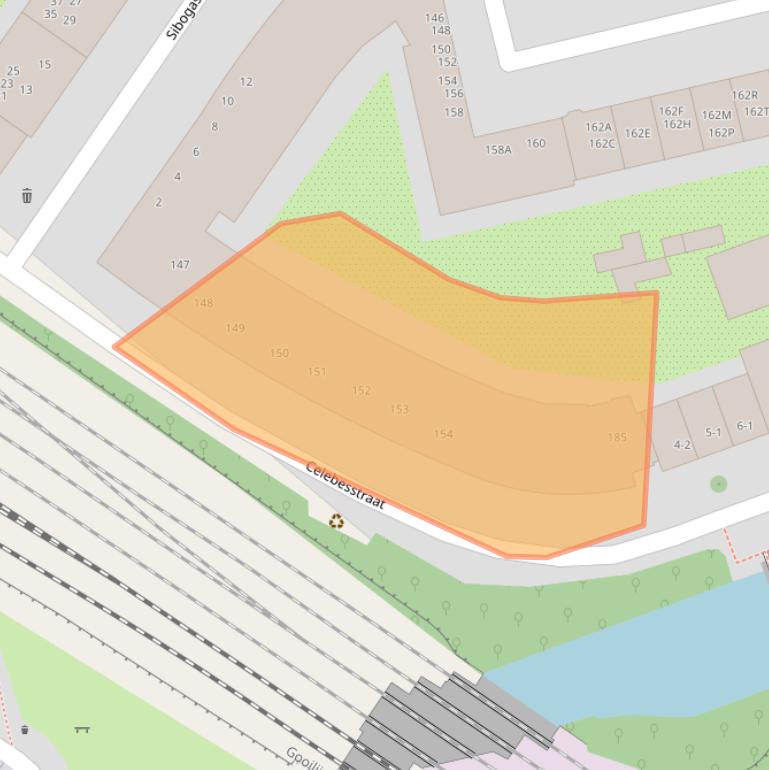 Kaart van postcodegebied 1094GB.