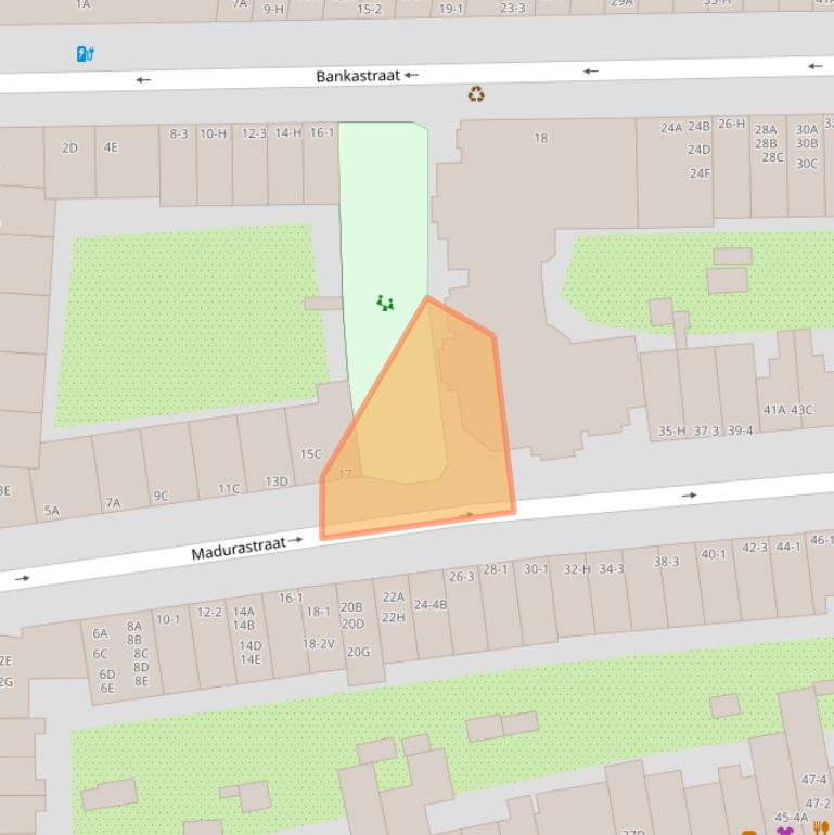 Kaart van postcodegebied 1094GD.