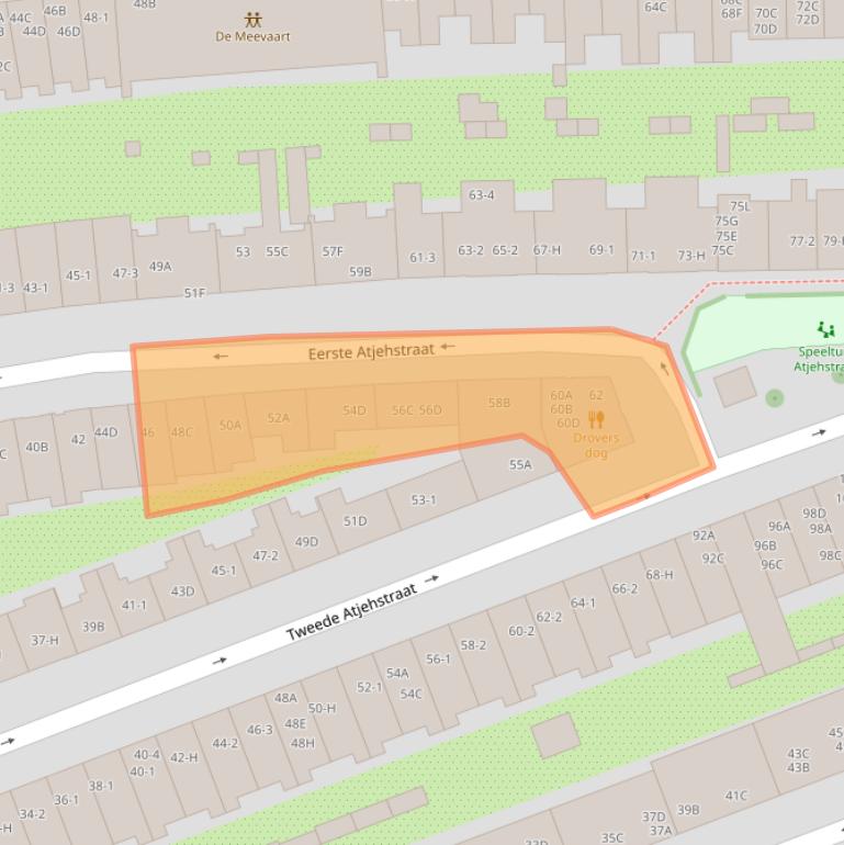 Kaart van postcodegebied 1094KP.