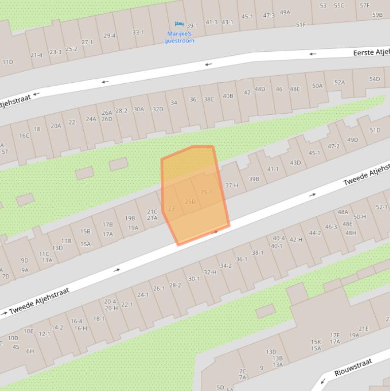 Kaart van postcodegebied 1094LB.