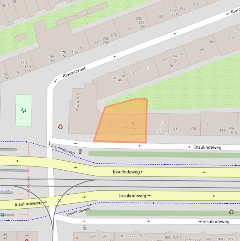 Kaart van postcodegebied 1094NZ.