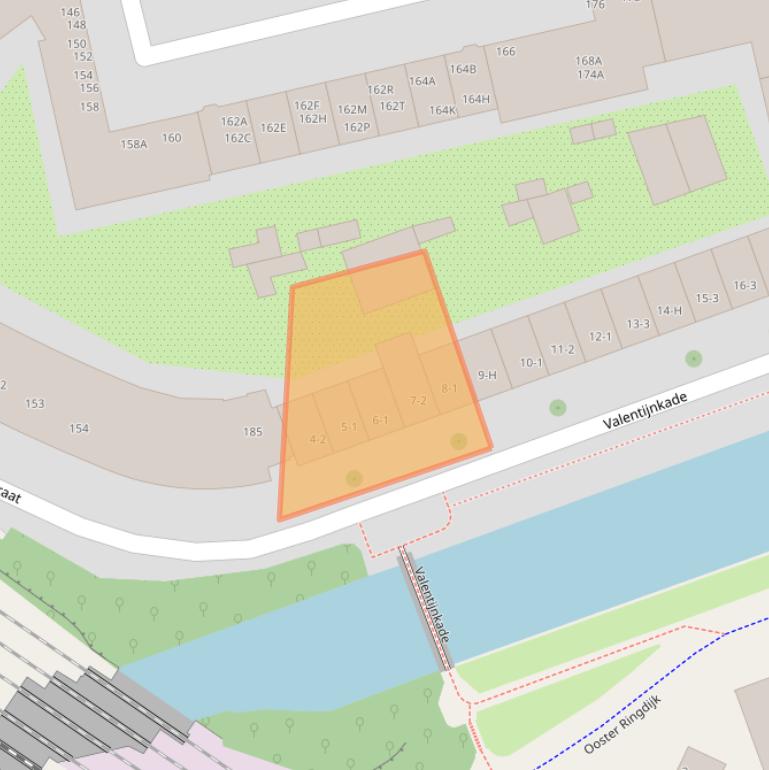 Kaart van postcodegebied 1094SN.