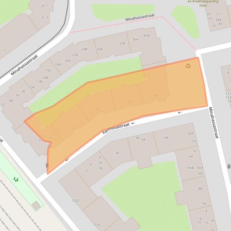 Kaart van postcodegebied 1094SW.
