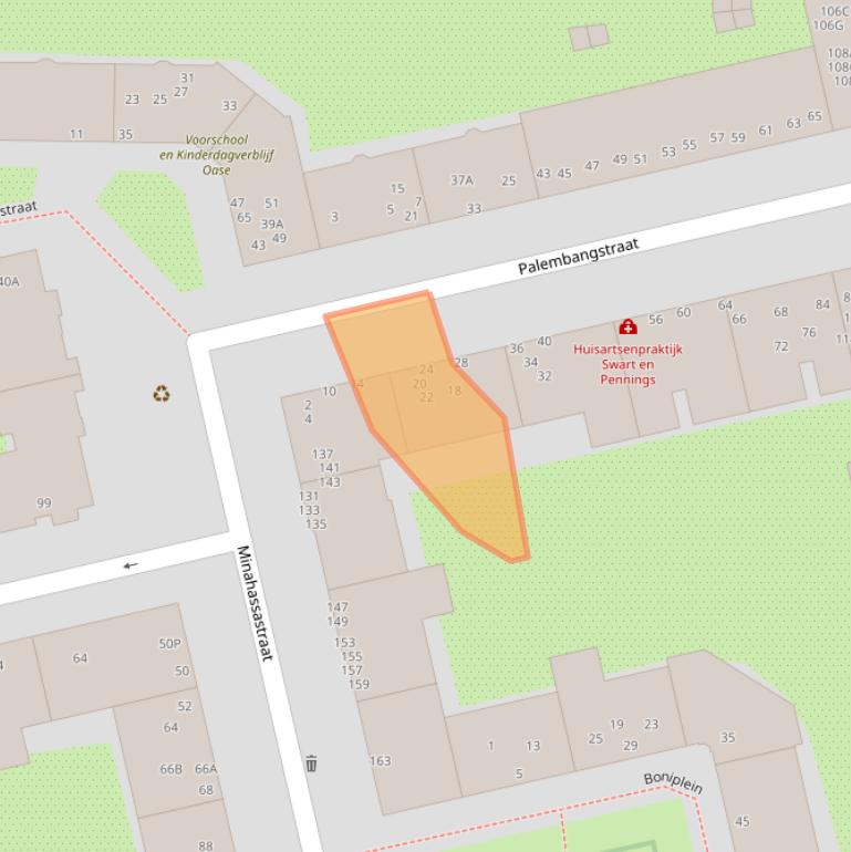 Kaart van postcodegebied 1094TH.