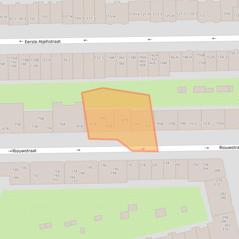 Kaart van postcodegebied 1094XK.