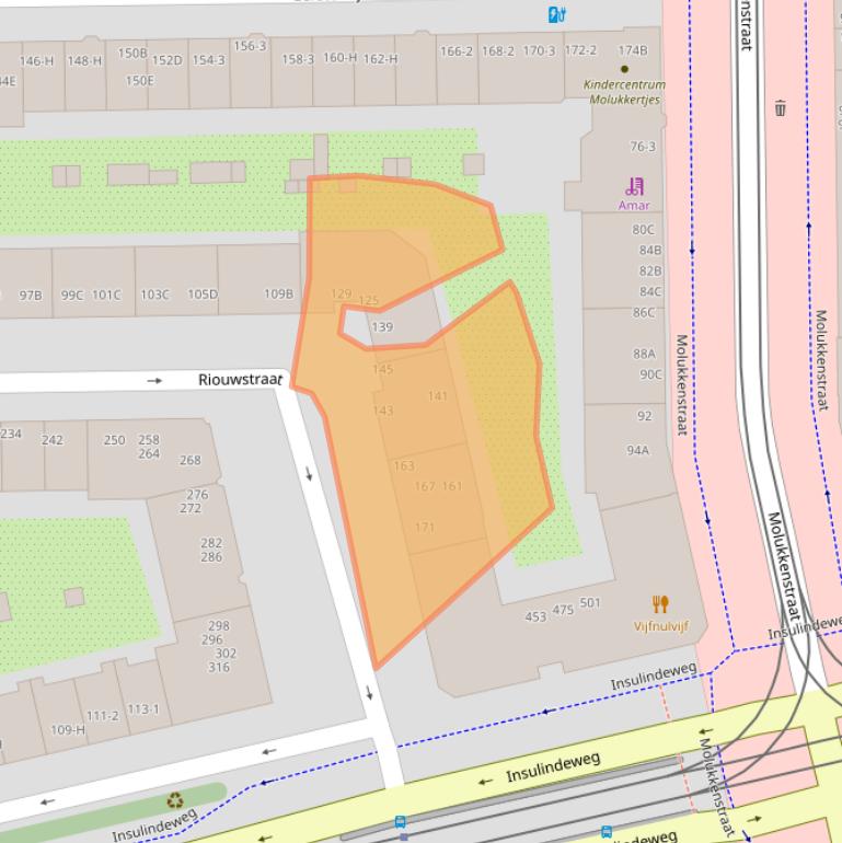 Kaart van postcodegebied 1094XN.