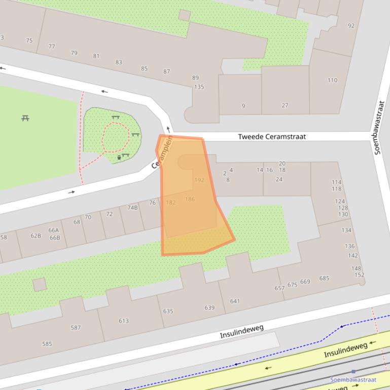 Kaart van postcodegebied 1095DG.