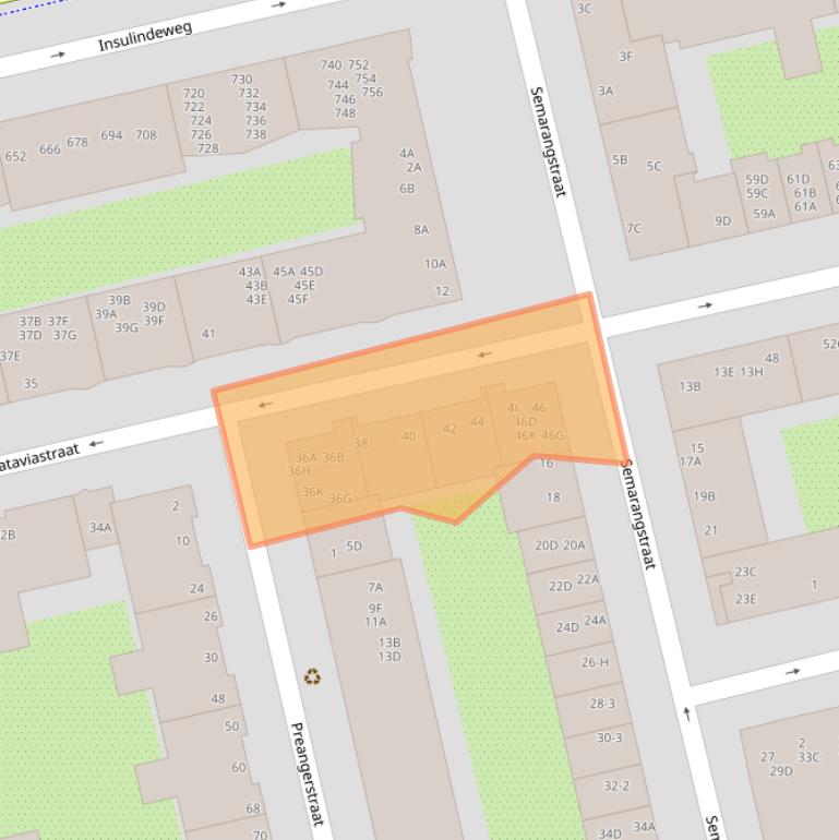 Kaart van postcodegebied 1095EV.