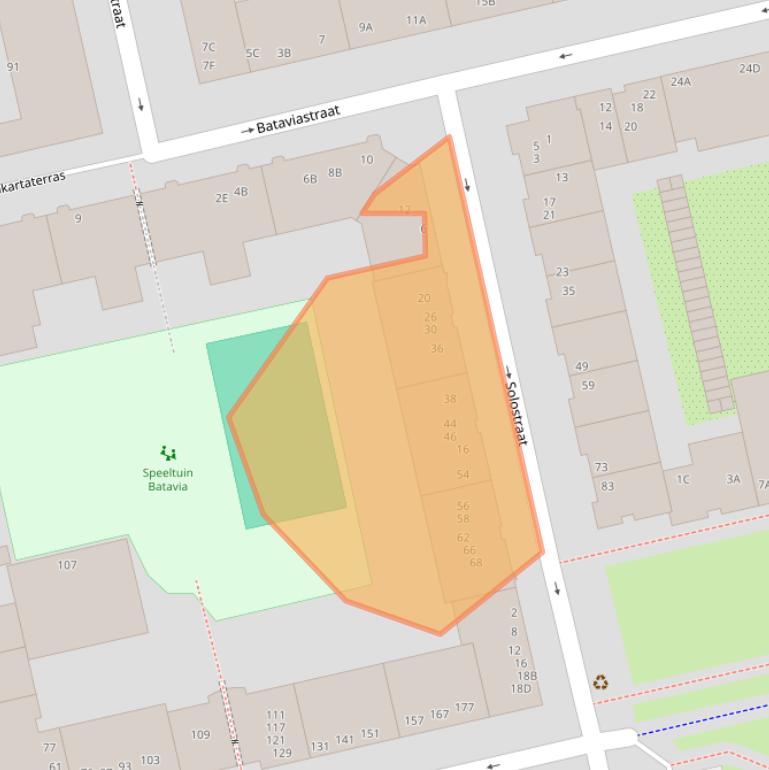 Kaart van postcodegebied 1095GX.