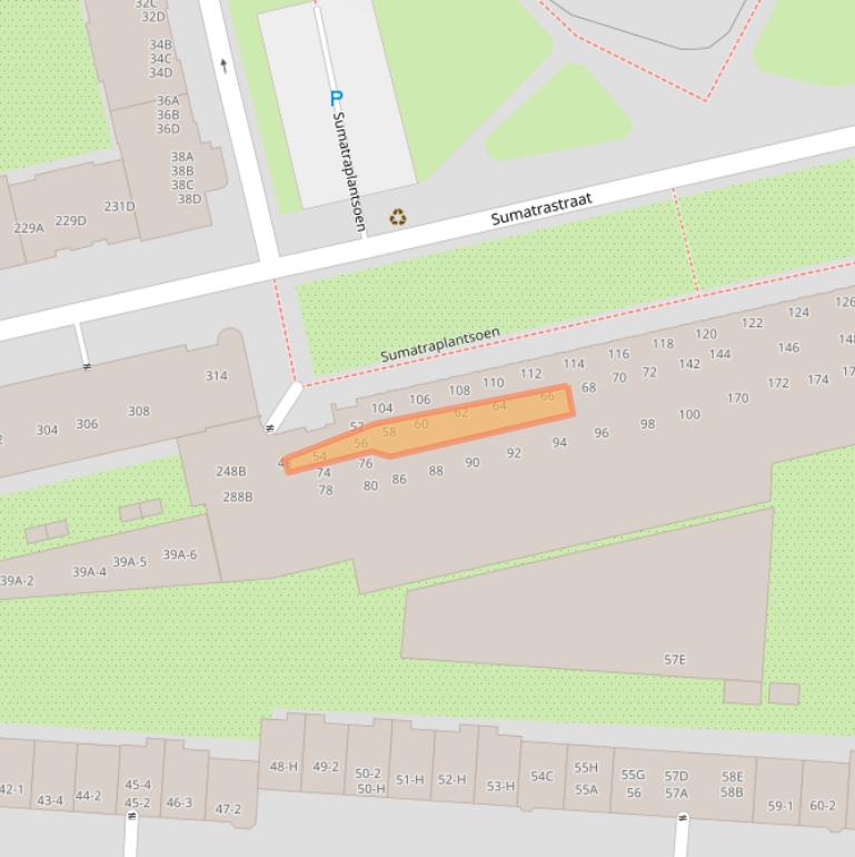 Kaart van postcodegebied 1095JD.