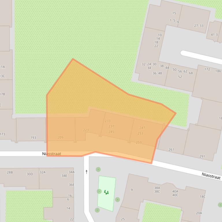 Kaart van postcodegebied 1095SE.