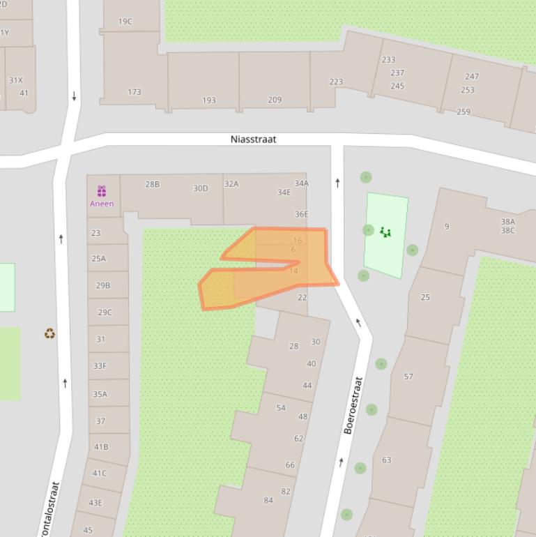 Kaart van postcodegebied 1095VR.