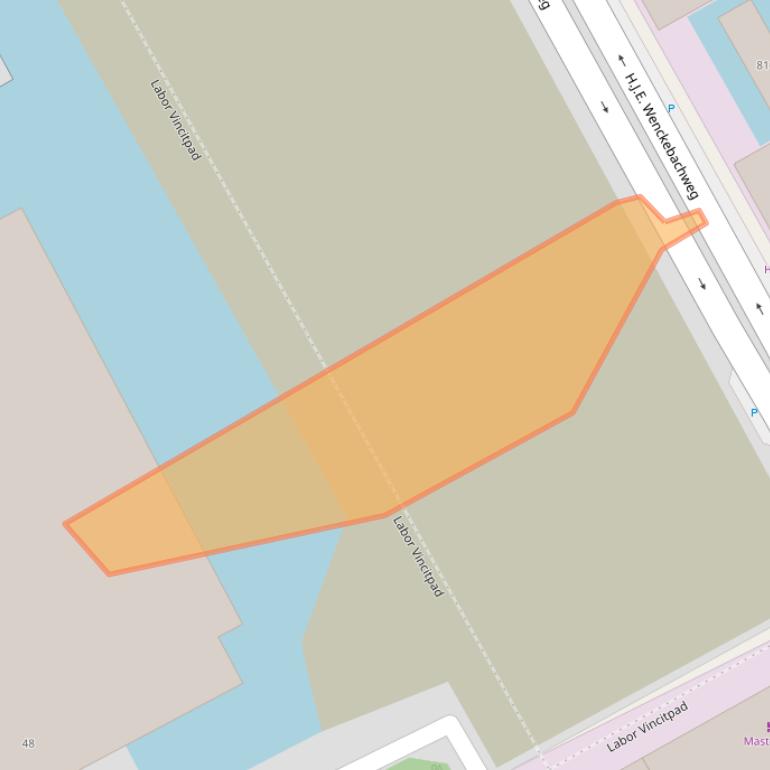 Kaart van postcodegebied 1096DL.