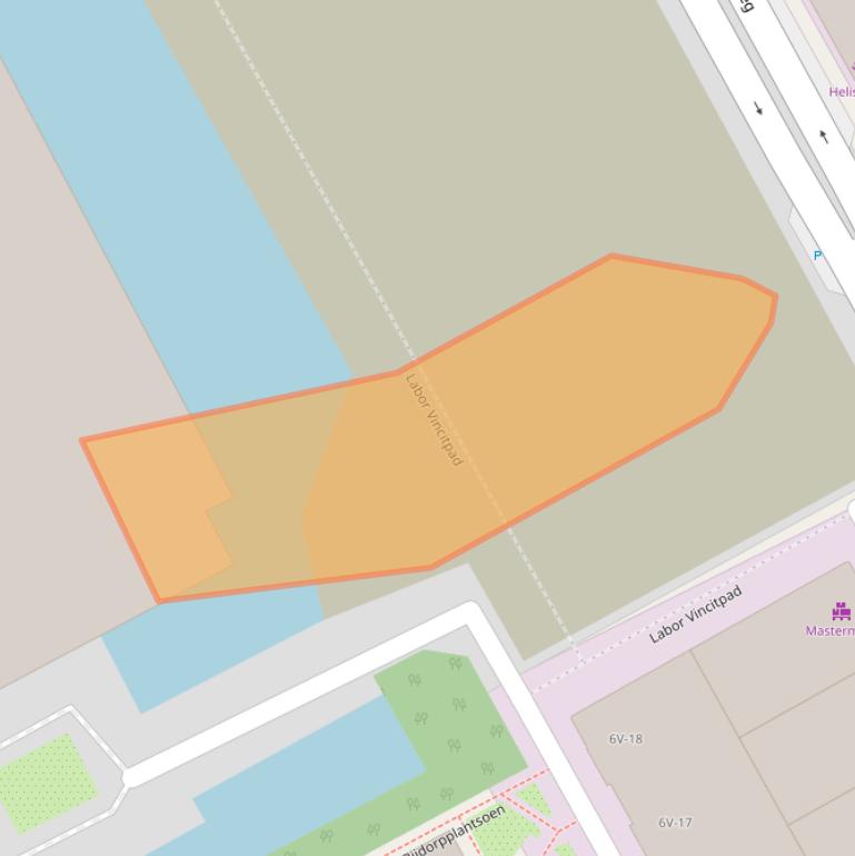 Kaart van postcodegebied 1096DM.