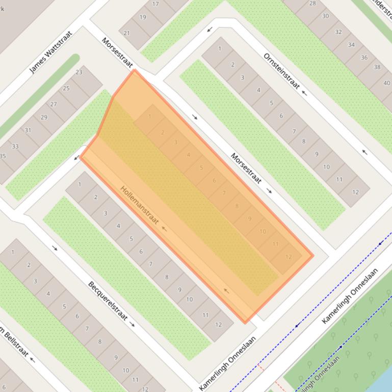 Kaart van postcodegebied 1097DA.