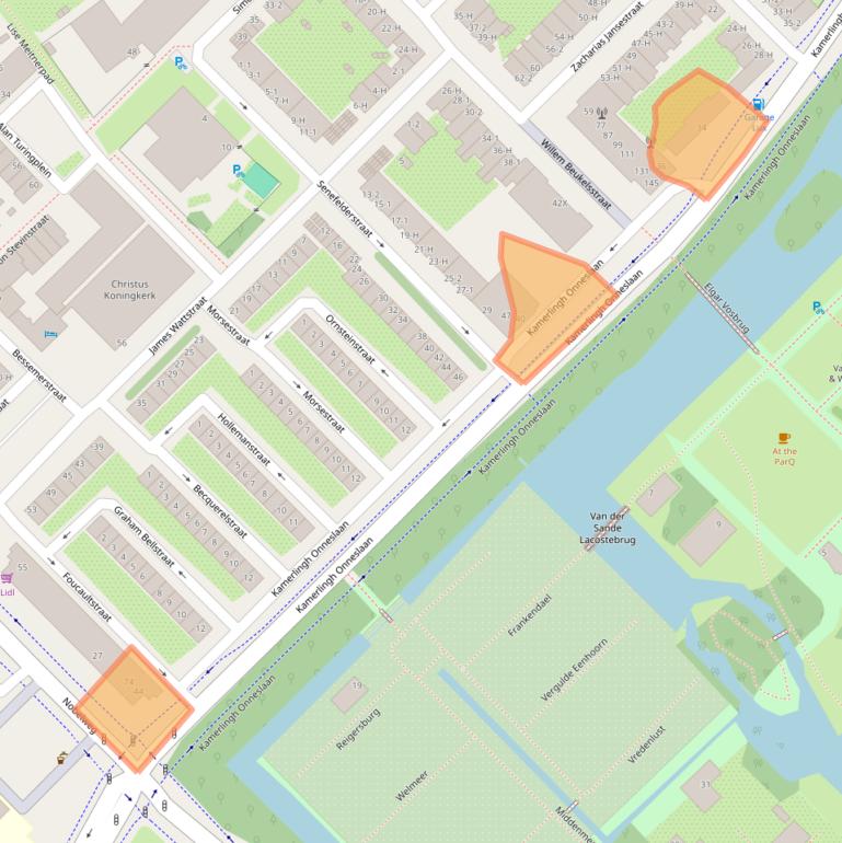 Kaart van postcodegebied 1097DH.