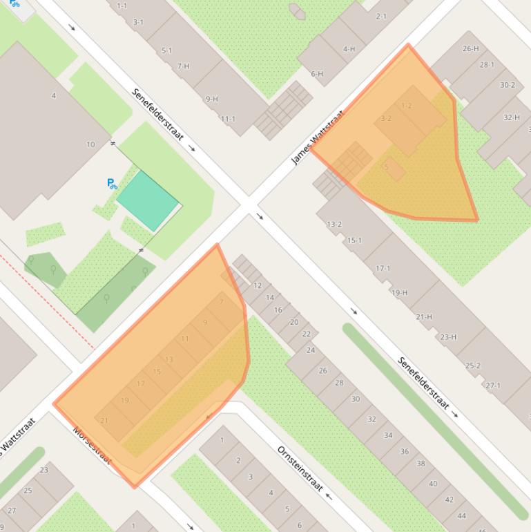 Kaart van postcodegebied 1097DJ.