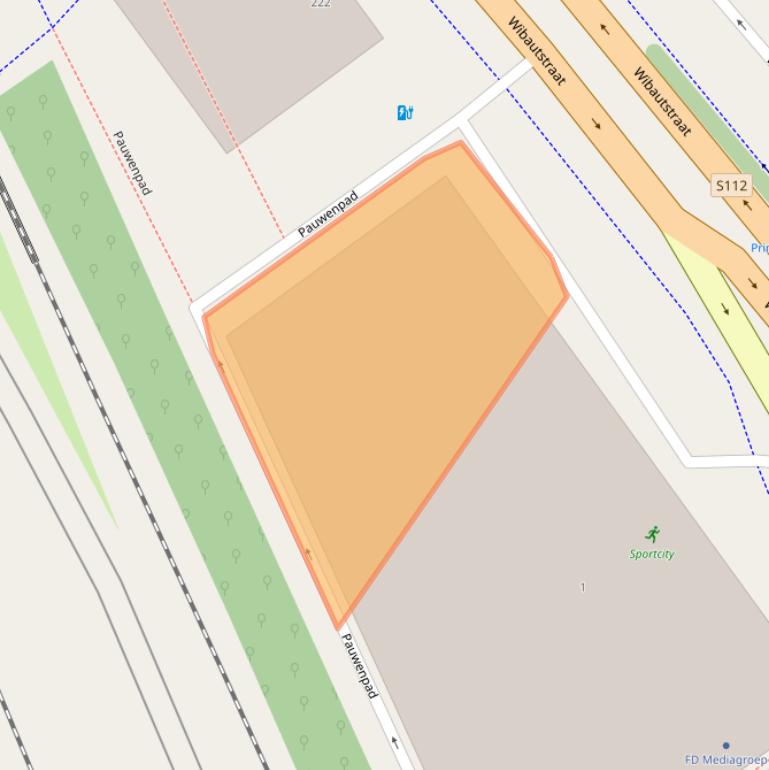 Kaart van postcodegebied 1097DX.